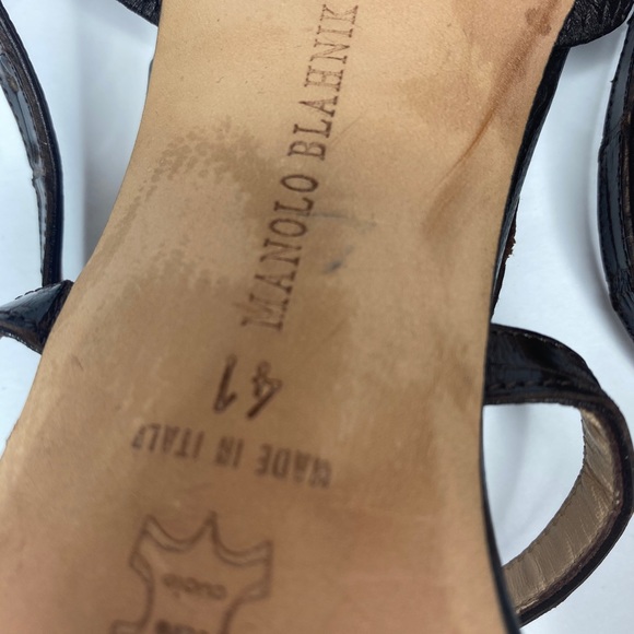 AUTHENTIC MANOLO BLAHNIK STRAPY HIGH HEELS PRETTY - Picture 12 of 16